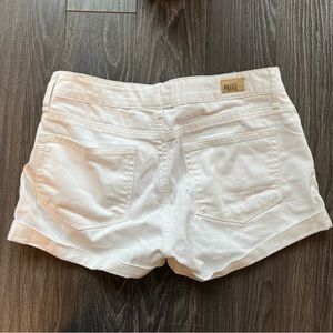 PAIGE White Denim Shorts Women’s 4